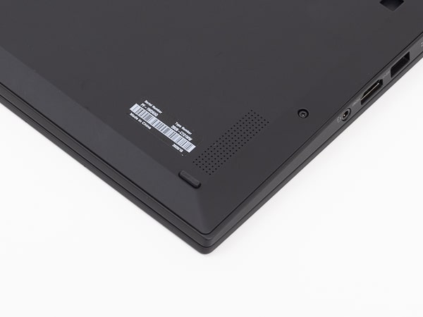 ThinkPad X1 Carbon Gen8　スピーカー