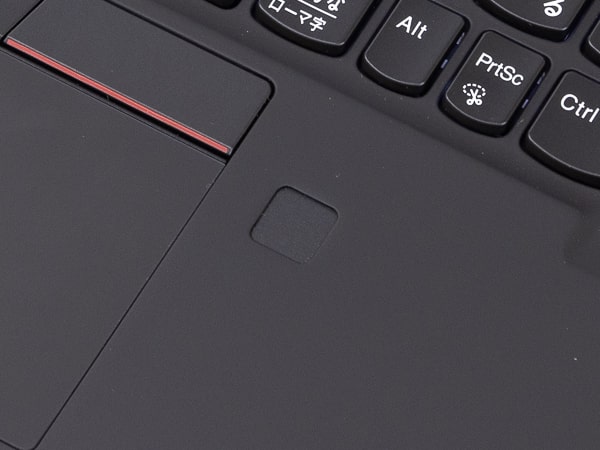 ThinkPad X1 Carbon Gen8　指紋センサー