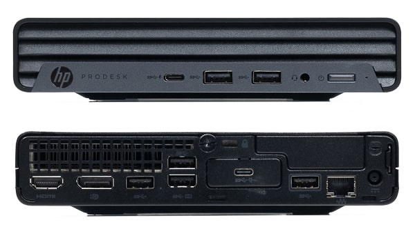 HP ProDesk 405 G6 DM　前面と背面