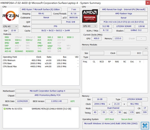 Ryzen 7 4980U