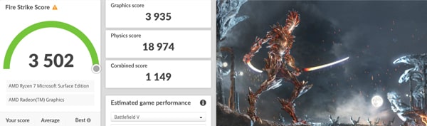 Ryzen 7 4980U　3DMark