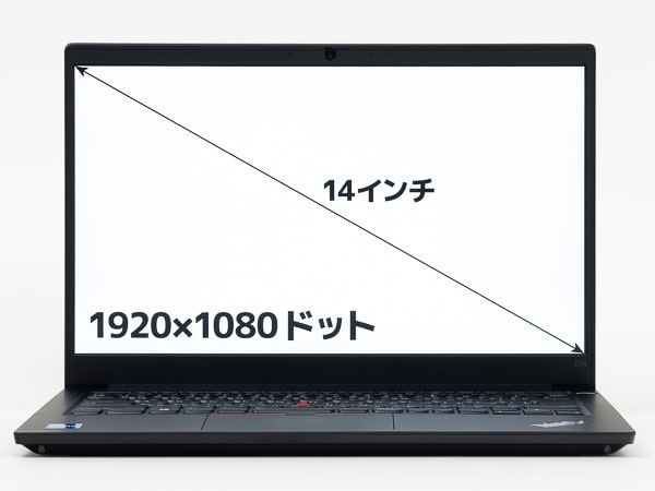 ThinkPad E14 Gen2　画面サイズ