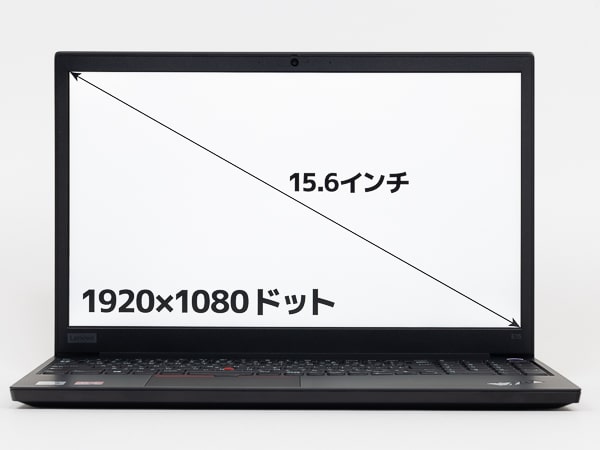 ThinkPad E15　ディスプレイ