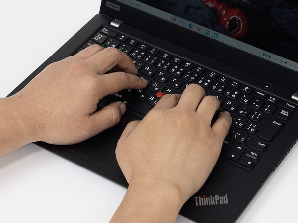 ThinkPad X13 Gen1（AMD）　タイプ音