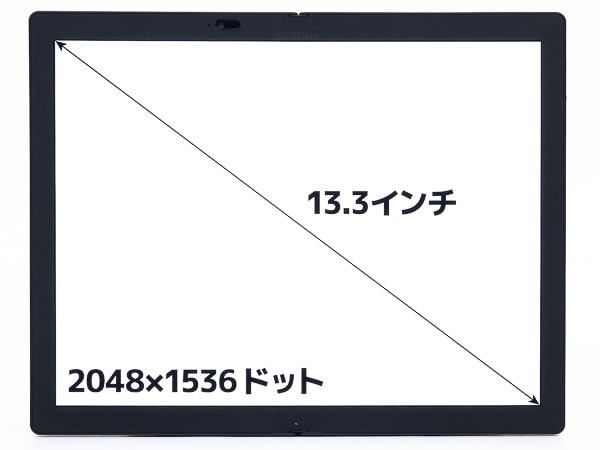 ThinkPad X1 Fold　画面サイズ