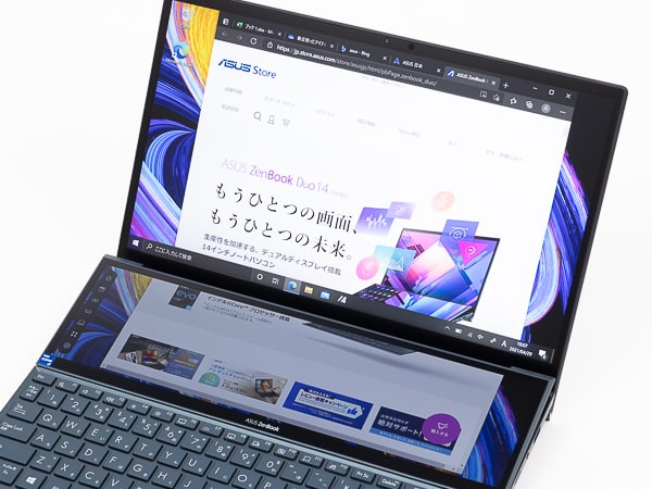 ZenBook Duo 14 UX482EG　スケーリング