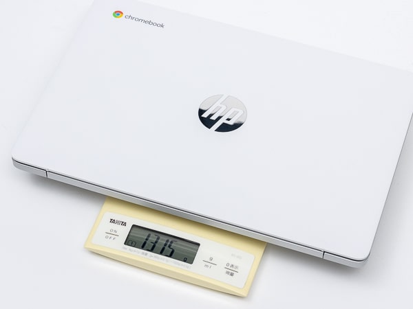 HP Chromebook 14a　重さ