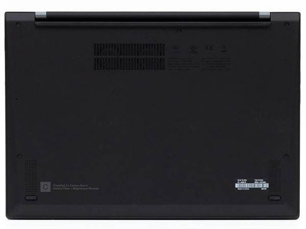 ThinkPad X1 Carbon Gen 9　底面部