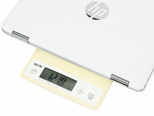 HP Chromebook x360 12b　重さ