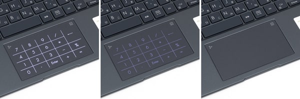 Zenbook 14 UX435　NumberPad