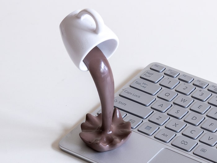 マジカルコーヒースプラッシュパターン装飾マグ