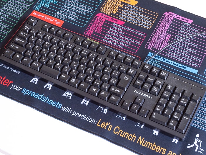 ショートカットキーマウスパッド