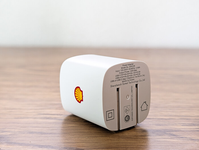 Shell 充電器 30W 2ポート（SWC29）