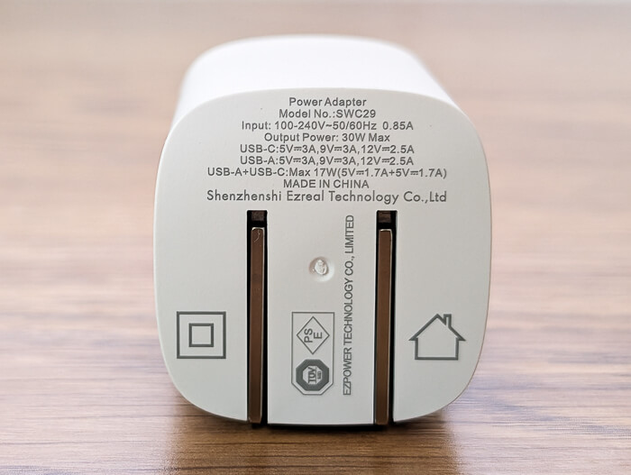 Shell 充電器 30W 2ポート（SWC29）