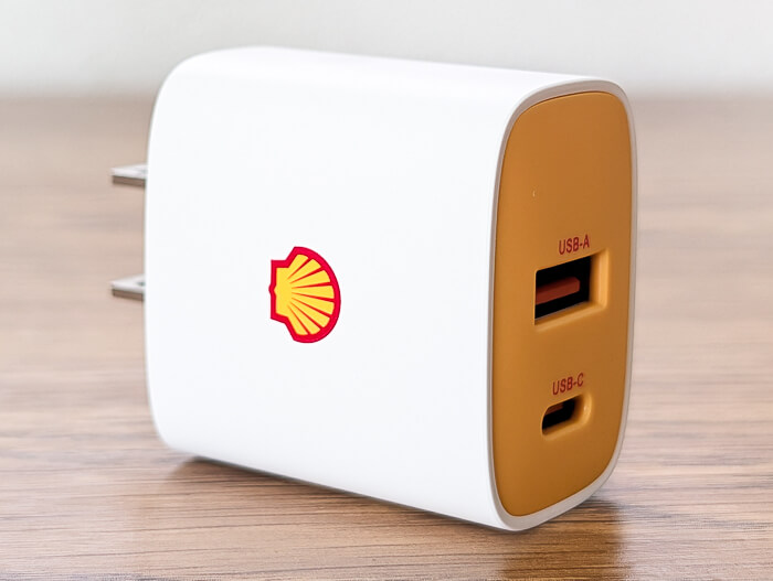 Shell USB 充電器 20W 2ポート（SWC34）