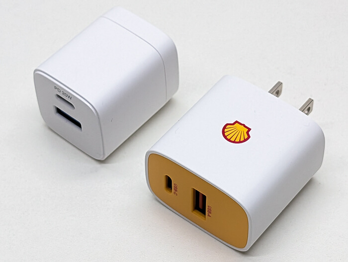 Shell USB 充電器 20W 2ポート（SWC34）