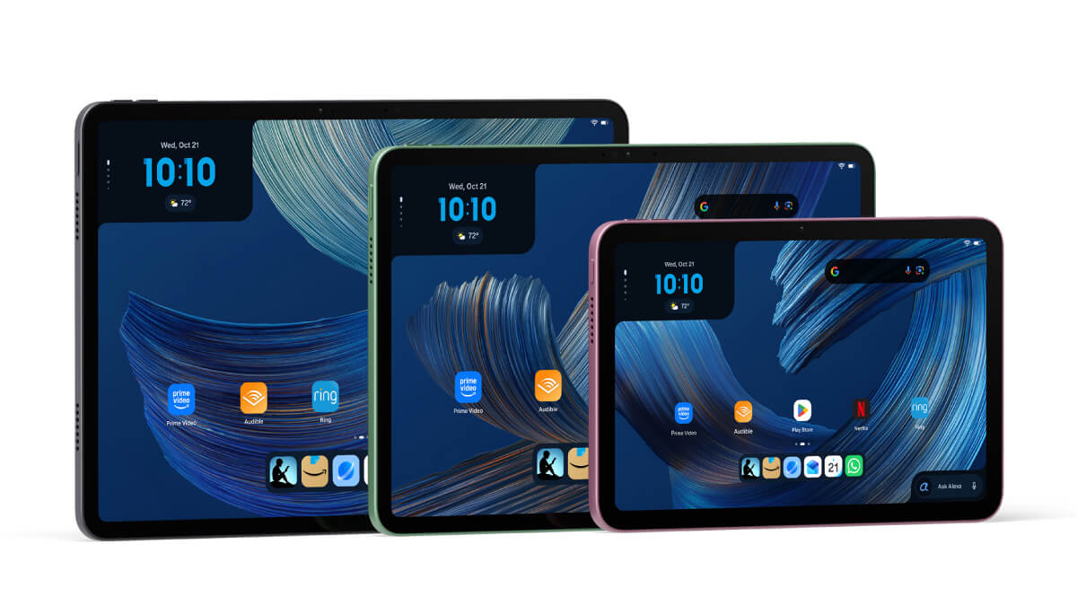 Alexa Tablet 8 / 11 / 12 Proの詳細スペックを比較